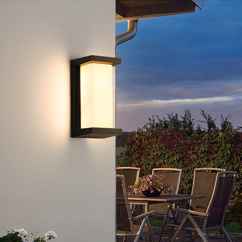 Morley Panel Wall Sconce, IP65 Waterproof LED Outdoor Panel Light for Doorway & Driveway