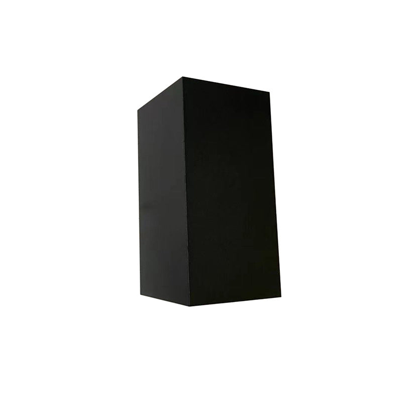 Merrick Up Down Wall Light, Black Silver IP65 Waterproof LED Outdoor Sconce for Patio, Porch & Facade