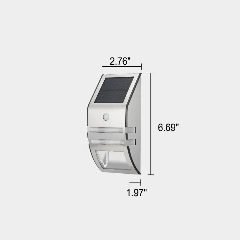 Fenwick Solar Motion Step Light, Stainless Steel IP65 Waterproof Solar Motion Sensor Light for Steps & Path