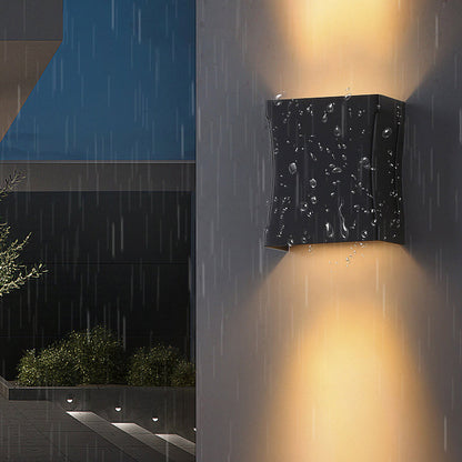 Nash Slim Wall Light, Ultra Slim Black IP65 Waterproof LED Outdoor Sconce for Door Reveal & Narrow Passage