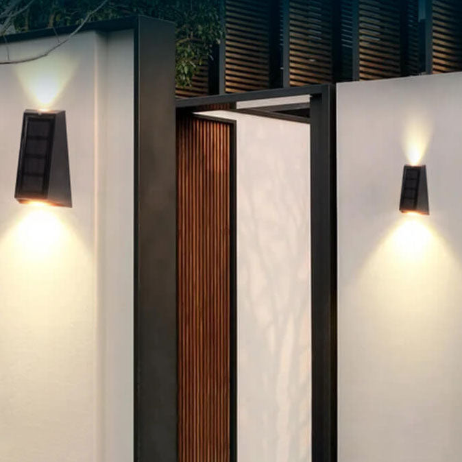 Aurora Solar Colour Light, Black Wireless Solar RGB Colour Changing Garden Light for Fence, Patio & Deck