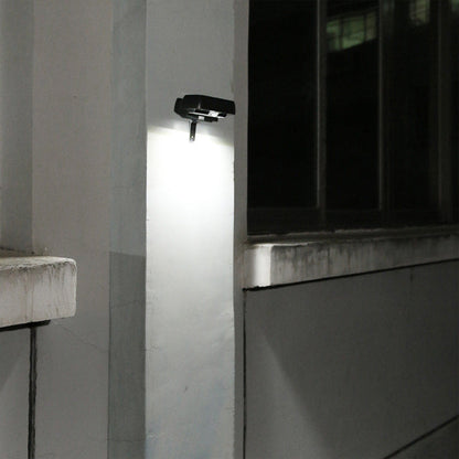 Reeve Solar Security Light, Black Waterproof Wireless Solar Wall Light for Gate, Door & Garage