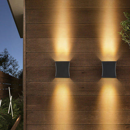 Nash Slim Wall Light, Ultra Slim Black IP65 Waterproof LED Outdoor Sconce for Door Reveal & Narrow Passage