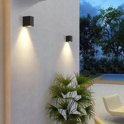 Pike Adjustable Spot Sconce, Small Black Grey IP65 Waterproof GU10 Outdoor Spotlight for Tree, Wall & House Number