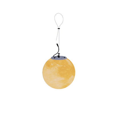 Vale Moon Solar Pendant, Warm Glow Hanging Solar Globe Garden Light for Pergola, Patio, Tree & Gazebo