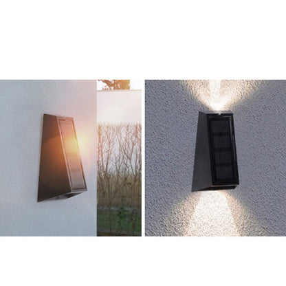 Aurora Solar Colour Light, Black Wireless Solar RGB Colour Changing Garden Light for Fence, Patio & Deck