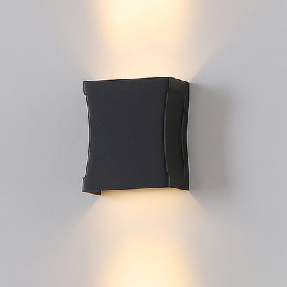Nash Slim Wall Light, Ultra Slim Black IP65 Waterproof LED Outdoor Sconce for Door Reveal & Narrow Passage