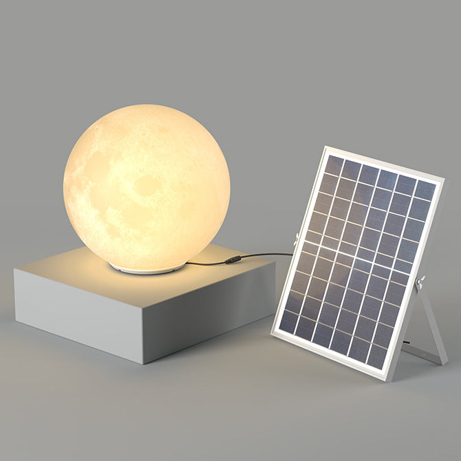 Vale Moon Solar Pendant, Warm Glow Hanging Solar Globe Garden Light for Pergola, Patio, Tree & Gazebo