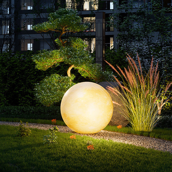Vale Moon Solar Pendant, Warm Glow Hanging Solar Globe Garden Light for Pergola, Patio, Tree & Gazebo