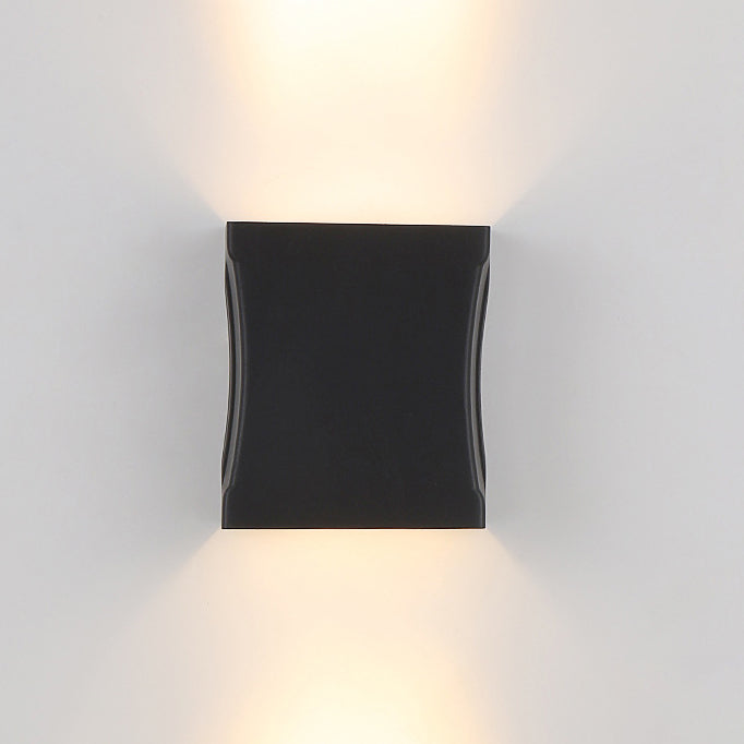 Nash Slim Wall Light, Ultra Slim Black IP65 Waterproof LED Outdoor Sconce for Door Reveal & Narrow Passage