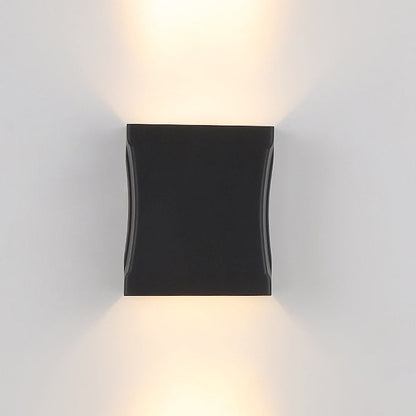 Nash Slim Wall Light, Ultra Slim Black IP65 Waterproof LED Outdoor Sconce for Door Reveal & Narrow Passage