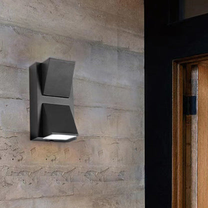 Pike Miniature Beam Wall Light, Black IP65 Waterproof LED Outdoor Sconce for Steps, Path & Garden Wall
