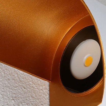 Vance Curved Column Sconce, Black Gold IP65 Waterproof LED Up Down Outdoor Wall Light for Front Door & Porch