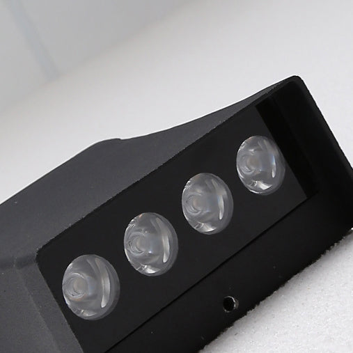 Nash Slim Wall Light, Ultra Slim Black IP65 Waterproof LED Outdoor Sconce for Door Reveal & Narrow Passage