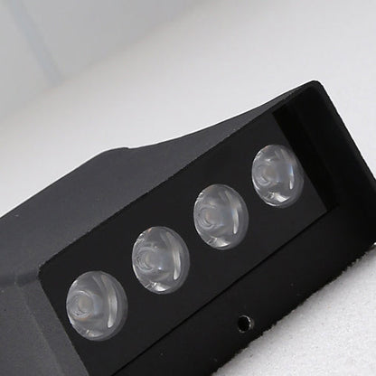 Nash Slim Wall Light, Ultra Slim Black IP65 Waterproof LED Outdoor Sconce for Door Reveal & Narrow Passage