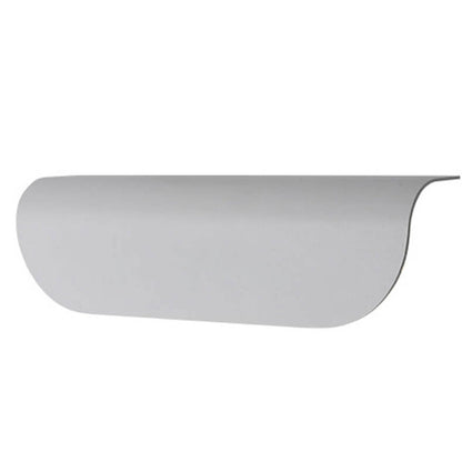Arden Curved Wall Light, Wide Black IP65 Waterproof LED Outdoor Wall Sconce for Garage Door & Garden Wall