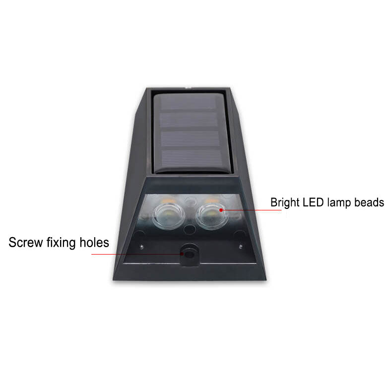 Aurora Solar Colour Light, Black Wireless Solar RGB Colour Changing Garden Light for Fence, Patio & Deck
