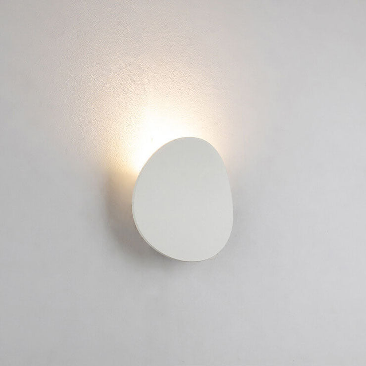 Thorne Round Glass Wall Sconce, Sand Black IP65 Waterproof LED Outdoor Porch Light for Front Door & Entryway