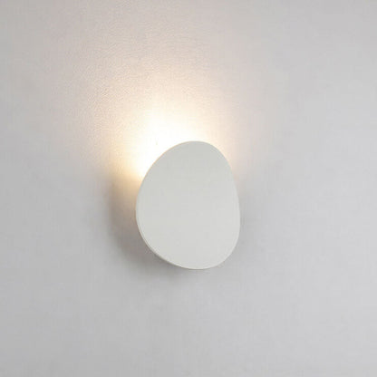 Thorne Round Glass Wall Sconce, Sand Black IP65 Waterproof LED Outdoor Porch Light for Front Door & Entryway
