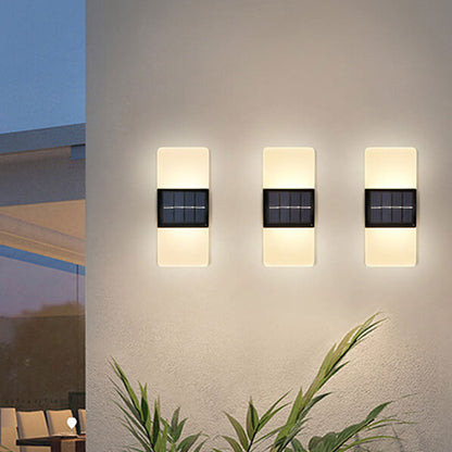 Hollis Solar Accent Light, White IP65 Waterproof Wireless Solar Fence Light for Garden Wall & Shed