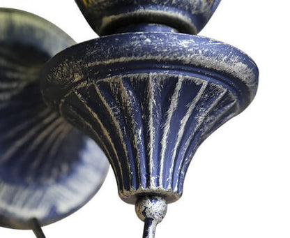 Ember Kerosene Wall Sconce, Antique Bronze Crackle Glass Indoor Wall Light for Hallway, Stairway & Dining Room