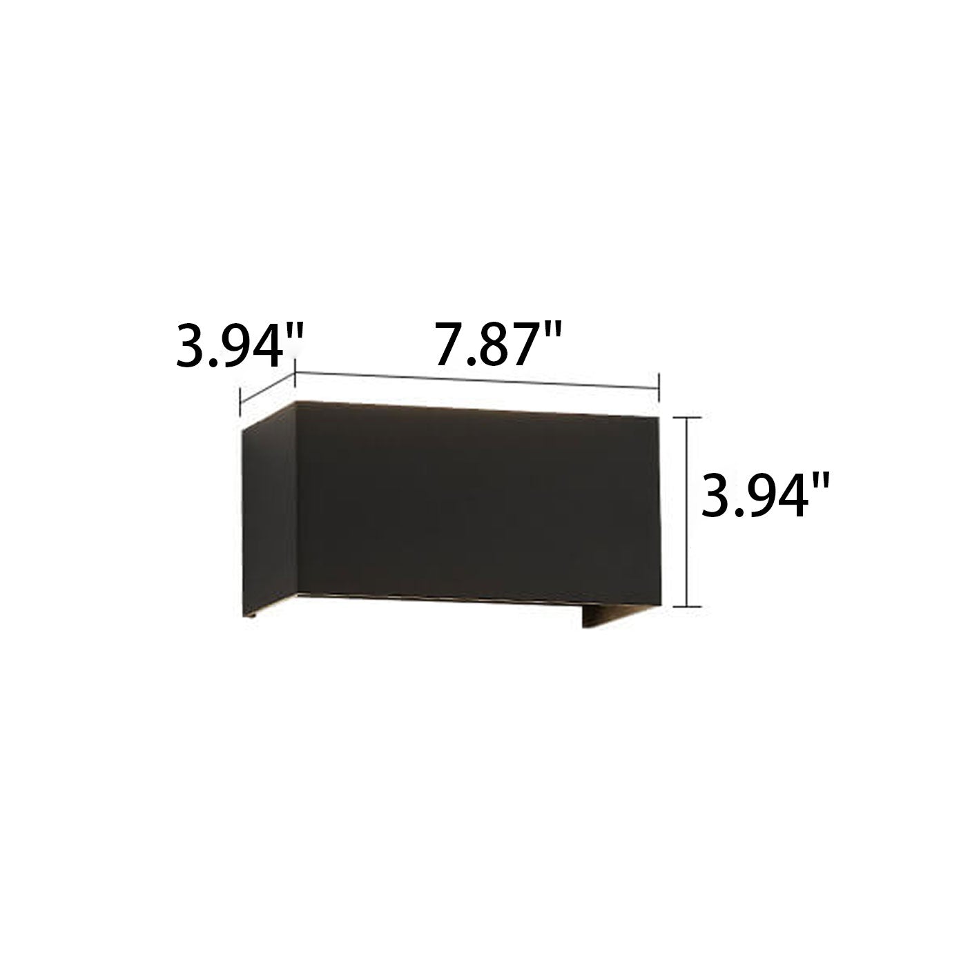 Wexford Up Down Wall Light, Black IP65 Waterproof LED Outdoor Wall Sconce for Front Door, Driveway & Garage