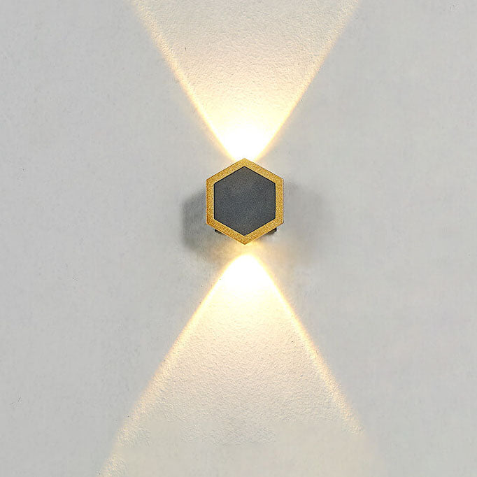 Comb Hexagon Wall Sconce, Honeycomb LED Outdoor Wall Light for Patio, Entrance & Garden Wall