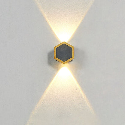 Comb Hexagon Wall Sconce, Honeycomb LED Outdoor Wall Light for Patio, Entrance & Garden Wall