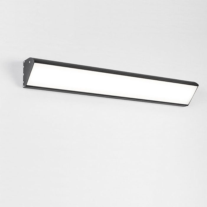 Ridley Wide Bar Wall Light, Black IP65 Waterproof LED Outdoor Linear Sconce for Garage, Facade & Garden Wall