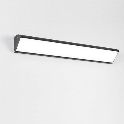 Ridley Wide Bar Wall Light, Black IP65 Waterproof LED Outdoor Linear Sconce for Garage, Facade & Garden Wall