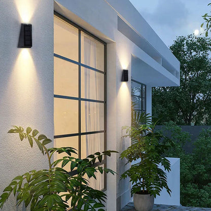 Aurora Solar Colour Light, Black Wireless Solar RGB Colour Changing Garden Light for Fence, Patio & Deck