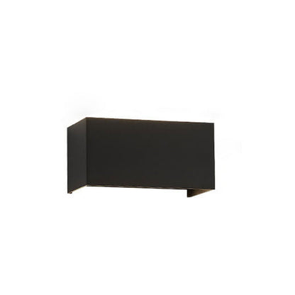 Wexford Up Down Wall Light, Black IP65 Waterproof LED Outdoor Wall Sconce for Front Door, Driveway & Garage