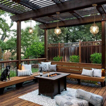 Alden Globe Porch Pendant, Black Glass Globe Hanging Outdoor Ceiling Light for Porch, Entryway & Pergola