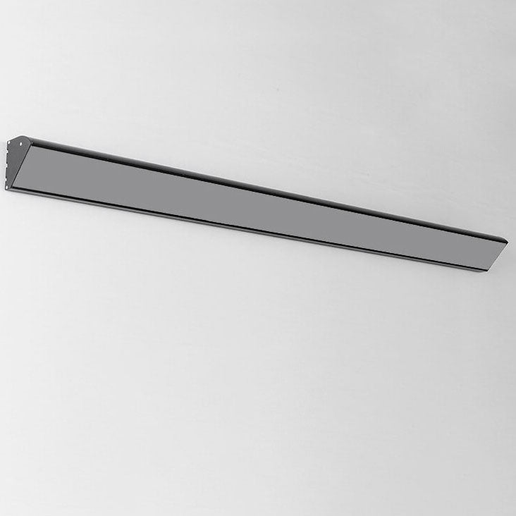 Ridley Wide Bar Wall Light, Black IP65 Waterproof LED Outdoor Linear Sconce for Garage, Facade & Garden Wall