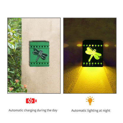 Meadowlark Solar Garden Accent Light, Aged Green Solar Stake Light for Border & Planting
