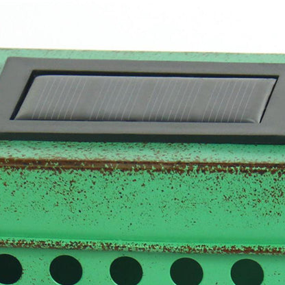 Meadowlark Solar Garden Accent Light, Aged Green Solar Stake Light for Border & Planting