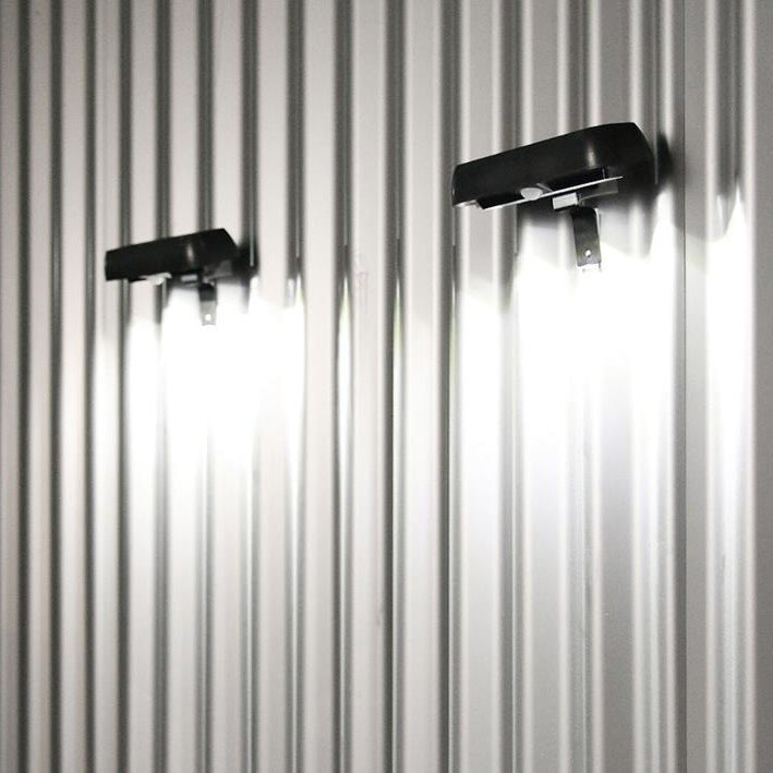Reeve Solar Security Light, Black Waterproof Wireless Solar Wall Light for Gate, Door & Garage