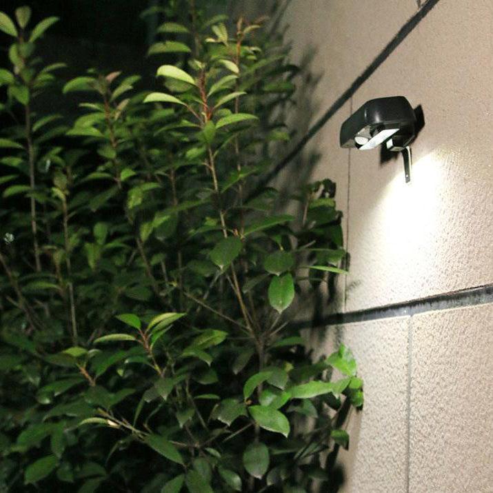 Reeve Solar Security Light, Black Waterproof Wireless Solar Wall Light for Gate, Door & Garage