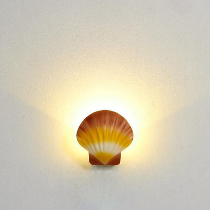 Cowrie Shell Wall Sconce, IP65 Waterproof LED Outdoor Wall Light for Courtyard, Terrace & Garden Wall