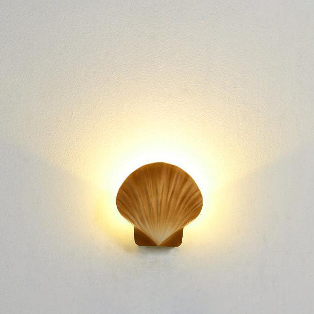 Cowrie Shell Wall Sconce, IP65 Waterproof LED Outdoor Wall Light for Courtyard, Terrace & Garden Wall