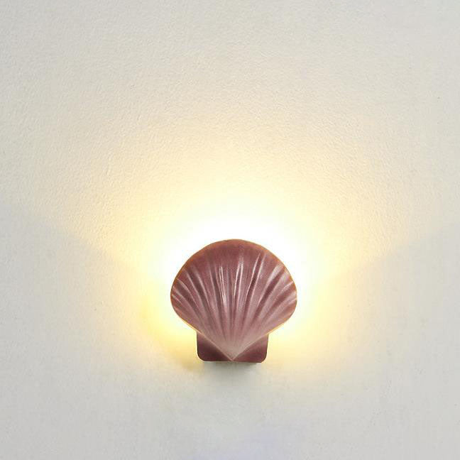 Cowrie Shell Wall Sconce, IP65 Waterproof LED Outdoor Wall Light for Courtyard, Terrace & Garden Wall