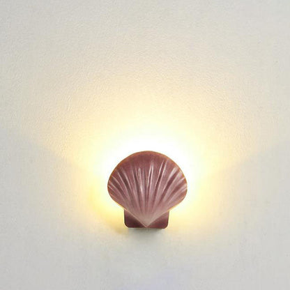 Cowrie Shell Wall Sconce, IP65 Waterproof LED Outdoor Wall Light for Courtyard, Terrace & Garden Wall