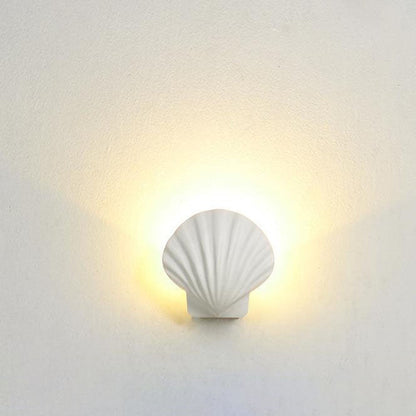Cowrie Shell Wall Sconce, IP65 Waterproof LED Outdoor Wall Light for Courtyard, Terrace & Garden Wall