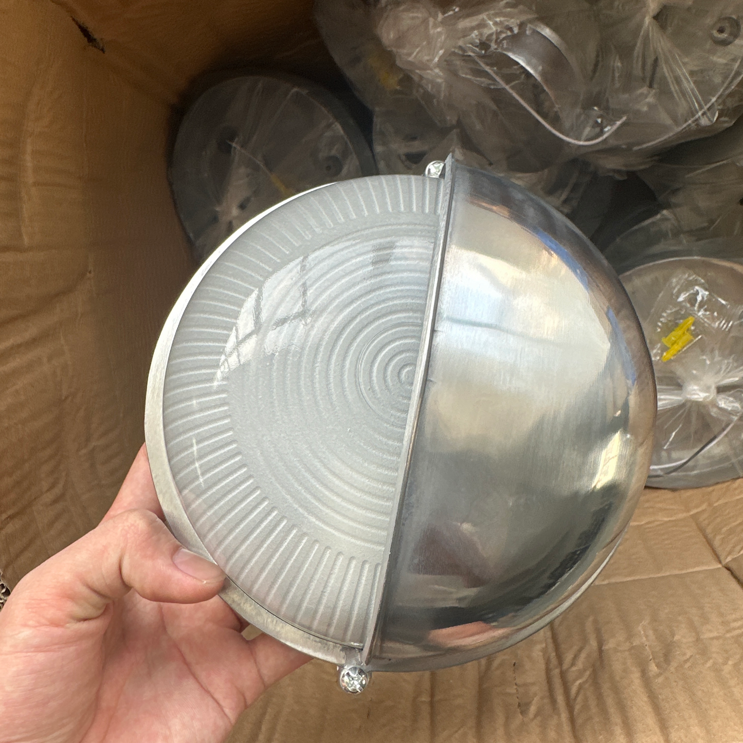 Ashby Frosted Globe Sconce, Frosted Glass E26 Wall Light for Covered Porch, Hallway & Workshop