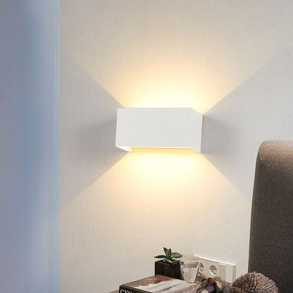 Wexford Up Down Wall Light, Black IP65 Waterproof LED Outdoor Wall Sconce for Front Door, Driveway & Garage