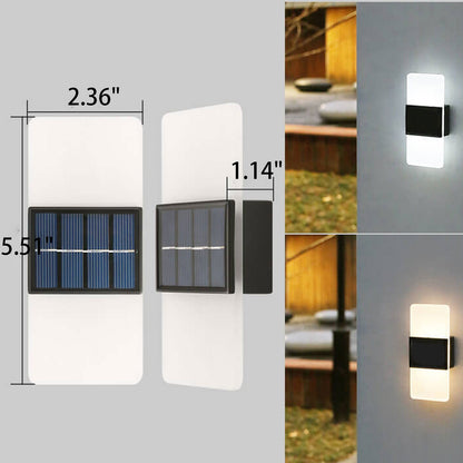 Hollis Solar Accent Light, White IP65 Waterproof Wireless Solar Fence Light for Garden Wall & Shed