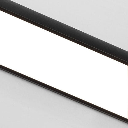 Ridley Wide Bar Wall Light, Black IP65 Waterproof LED Outdoor Linear Sconce for Garage, Facade & Garden Wall