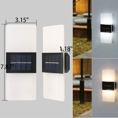 Hollis Solar Accent Light, White IP65 Waterproof Wireless Solar Fence Light for Garden Wall & Shed