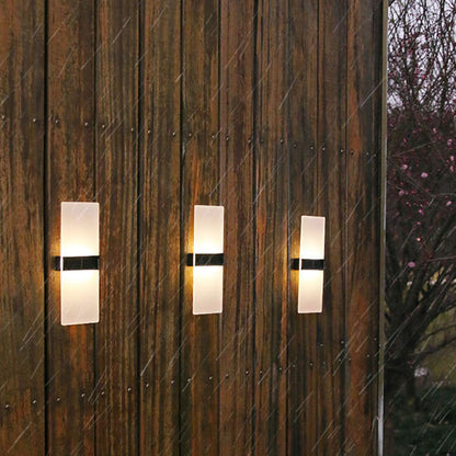 Hollis Solar Accent Light, White IP65 Waterproof Wireless Solar Fence Light for Garden Wall & Shed