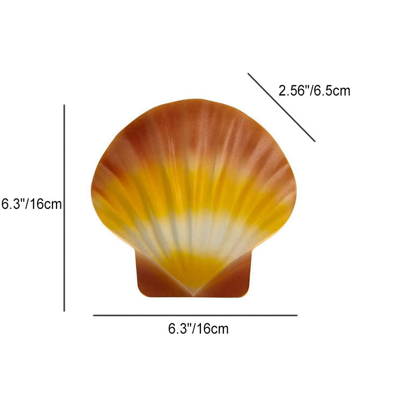 Cowrie Shell Wall Sconce, IP65 Waterproof LED Outdoor Wall Light for Courtyard, Terrace & Garden Wall